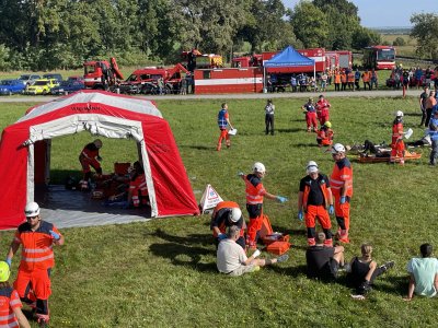 Taktické cvičení složek IZS – Holečkov 2023